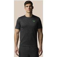 Castore All Over Tonal Print Sports T-Shirt Dark Grey