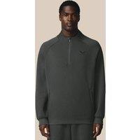 Castore Cotton Rich Fleece Half Zip Sports T-Shirt Black
