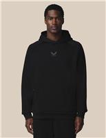 Castore Cotton Rich Fleece Hoodie Black