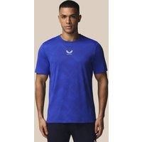 Castore Engineered Short Sleeve Sports T-Shirt Dark Navy Mix