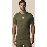 Castore Engineered Short Sleeve Sports T-Shirt Dark Khaki