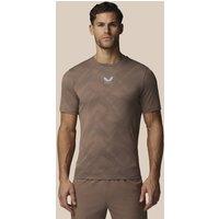 Castore Engineered Short Sleeve Sports T-Shirt Taupe