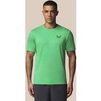 Castore Crew Neck Sports T-Shirt Green