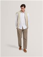 Regular Fit Cotton Linen Blend Chinos