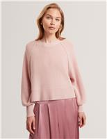 Balloon Sleeve Jumper with Wool and Cashmere