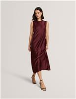 Knitted Back Maxi Slip Dress