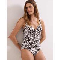 Phase Eight Printed High Waisted Bikini Bottoms Brown Mix