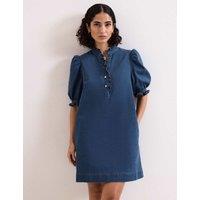 Phase Eight Denim Mini Shift Dress Denim