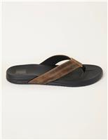 Leather Strap Flip Flops