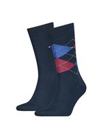 2 Pack TH Men Cotton Rich Argyle Socks