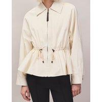RO&ZO Cotton Rich Short Jacket Cream