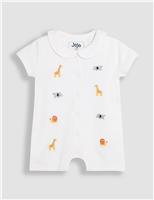 Pure Cotton Safari Sleepsuit (0-12 Mths)