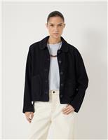 Suede Collared Jacket