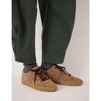 HUSH Leather Trainers Light Brown