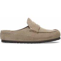 Birkenstock Naples Suede Mules Taupe
