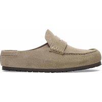 Birkenstock Naples Suede Mules Taupe