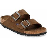 Birkenstock Arizona Leather Buckle Flat Sandals Brown