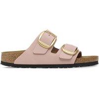 Birkenstock Arizona Leather Big Buckle Footbed Sandals Light Pink