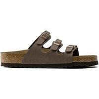 Birkenstock Florida Footbed Buckle Sandals Dark Brown