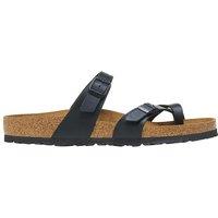 Birkenstock Mayari Footbed Toe Thong Sandals Black