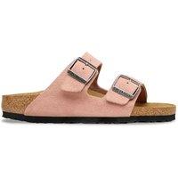 Birkenstock Arizona Buckle Flat Footbed Sandals Pink