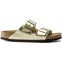 Birkenstock Arizona Metallic Buckle Sandals Gold