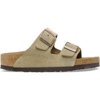 Birkenstock Arizona Buckle Flat Footbed Sandals Taupe
