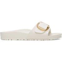 Birkenstock Madrid Big Buckle Footbed Slider Sandals White
