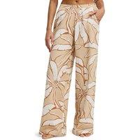 Billabong Tropic Breeze Floral Elasticated Waist Trousers Beige