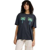Billabong Vacation Club Jersey Palm Graphic T-Shirt Black Mix