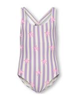 Striped Swimsuit (7-14 Yrs)