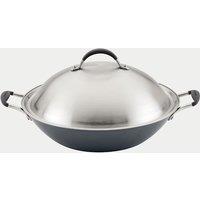 Circulon Scratch Defence 36cm Non-Stick Wok Grey
