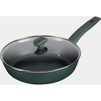 Prestige Aluminium 28cm Non-Stick Saut Pan Dark Green