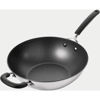 Prestige Made to Last 29cm Non-Stick Wok Silver