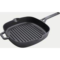 Prestige Cast Iron 25cm Griddle Pan Black