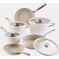 Circulon 6 Piece Halo Ceramic Non-Stick Pan Set White