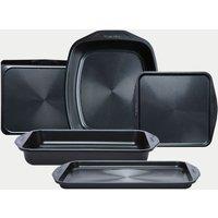 Circulon Set of 5 Roasting & Baking Trays Black