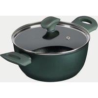 Prestige Aluminium 24cm Non Stick Stock Pot Dark Green