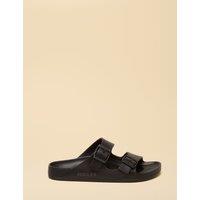 Joules Slip On Double Strap Sandals Black