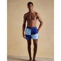 Joules Patchwork Swim Shorts Navy Mix