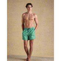 Joules Printed Swim Shorts Green Mix