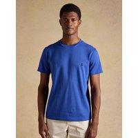 Joules Pure Cotton Crew Neck T-Shirt Blue