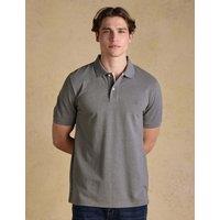 Joules Pure Cotton Pique Polo Shirt Grey