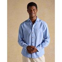 Joules Linen Rich Shirt Light Blue