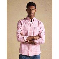 Joules Pure Cotton Checked Oxford Shirt Pink Mix