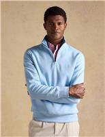 Pure Cotton Quarter Zip Sweatshirt
