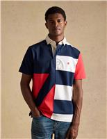 Pure Cotton Colour Block Short Sleeve Rugby Shirt