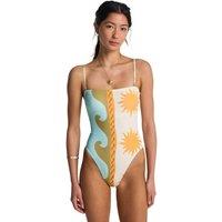 Billabong Sunblind Tully Hi Printed Bandeau Swimsuit Multi