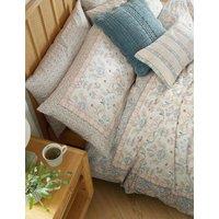 Laura Ashley Set of 2 Semington Pure Cotton Pillowcases Light Pink Mix