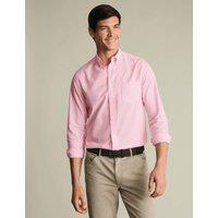 Charles Tyrwhitt Slim Fit Easy Iron Pure Cotton Shirt Pink